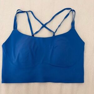 Seamless Strappy Bralette - Blue - Aerie